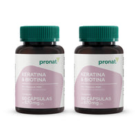 KIT 2 PIEZAS - Keratina & Biotina 60 Cápsulas