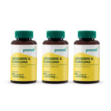 KIT 3 PIEZAS - Jengibre y Cúrcuma 60 caps