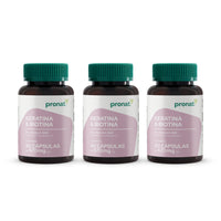 KIT 3 PIEZAS - Keratina & Biotina 60 Cápsulas