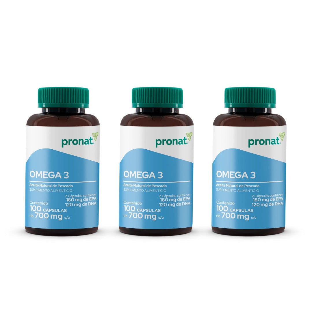 KIT 3 PIEZAS - Omega 3 100 perlas