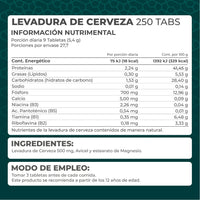 KIT 2 PIEZAS - Levadura De Cerveza 250 Tabletas - Pronat