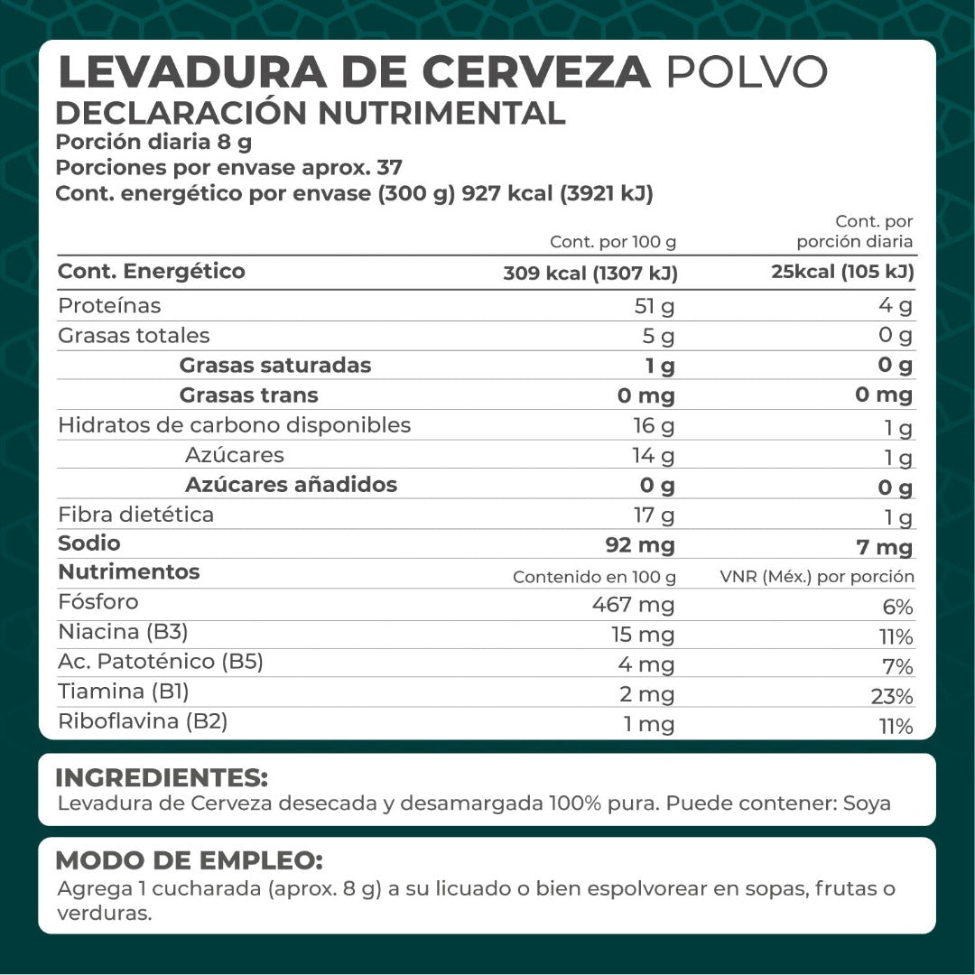 Levadura de Cerveza 300g - Pronat