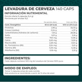 KIT 2 PIEZAS - Levadura de Cerveza 140 caps.