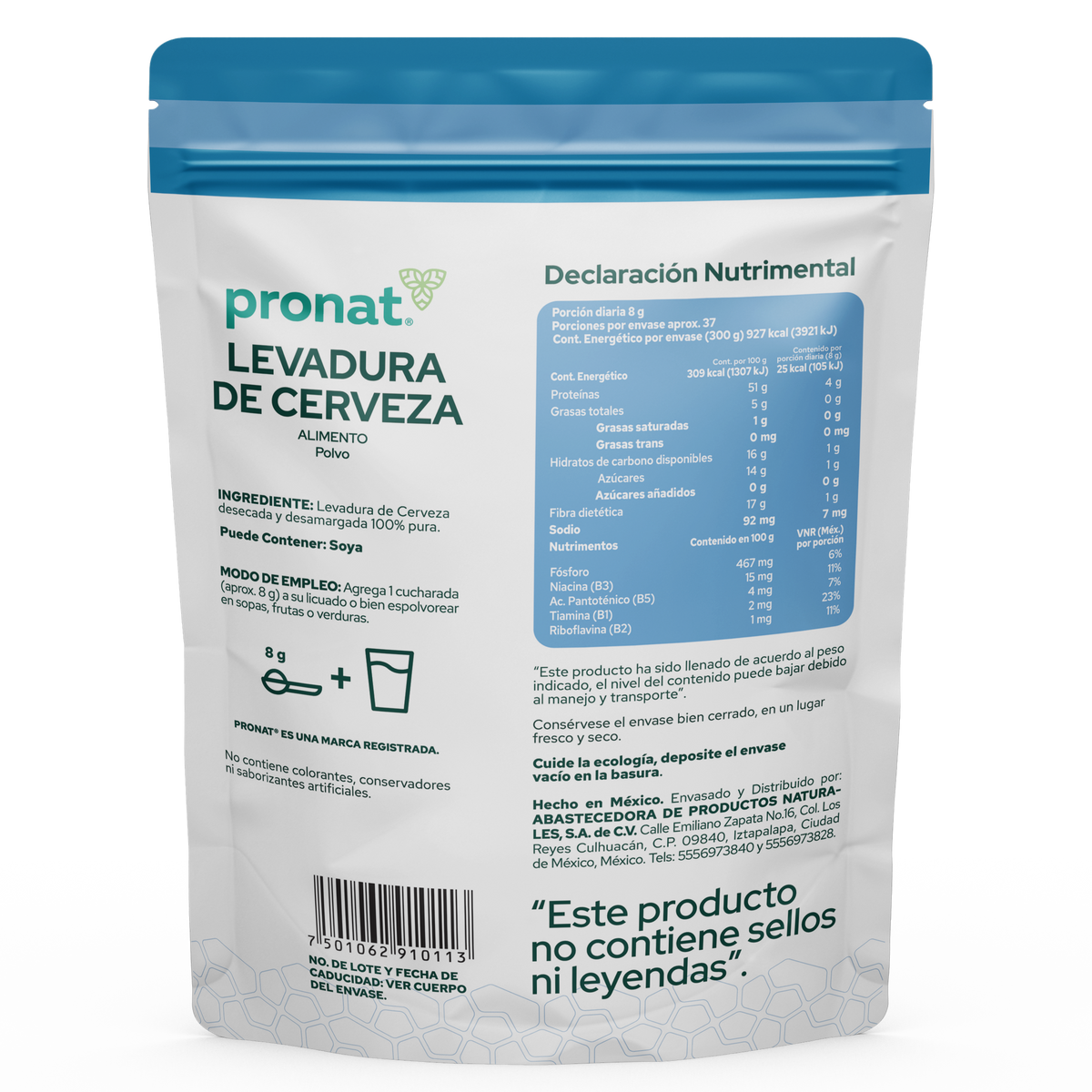 Levadura de Cerveza 300g - Pronat