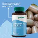 Levadura de Cerveza 140 cápsulas- Pronat