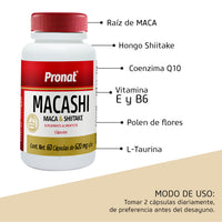 KIT 3 PIEZAS - Macashi 60 Cáps