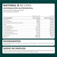 Natural B 90 cápsulas - Pronat