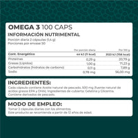 Omega 3 - 100 cápsulas - Pronat