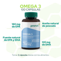 Omega 3 - 100 cápsulas - Pronat
