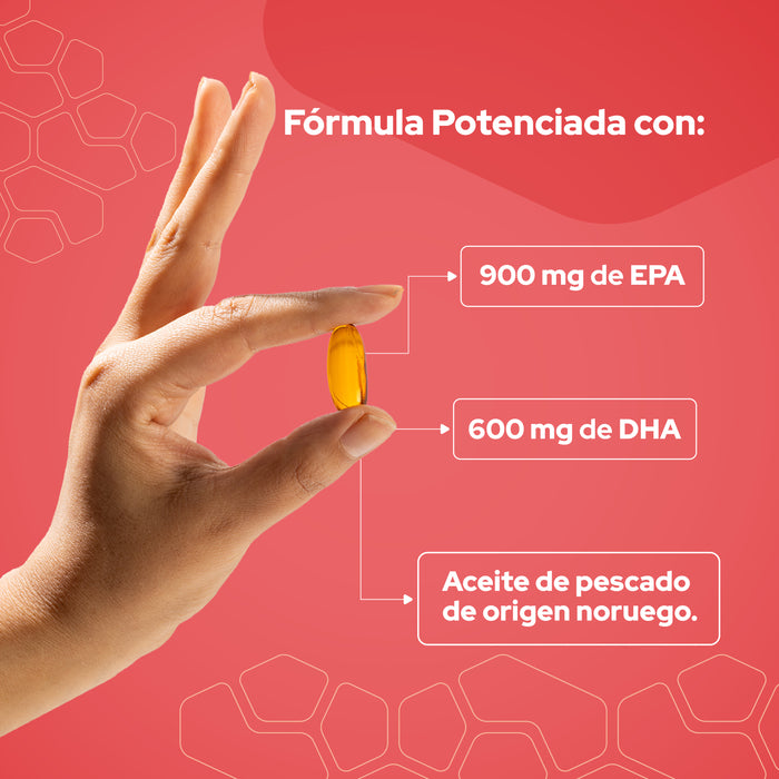 Omega 3 Premium Concentrado – 1500 mg EPA + DHA por porción | 60 cápsulas | Pronat