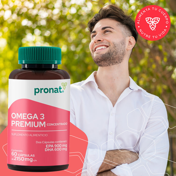 Omega 3 PREMIUM 60 cápsulas - Pronat