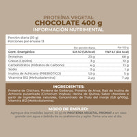 Proteína Vegetal sabor Chocolate 400g - Pronat