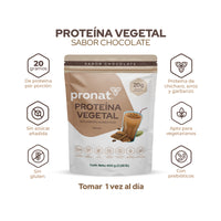 Proteína Vegetal sabor Chocolate 400g - Pronat
