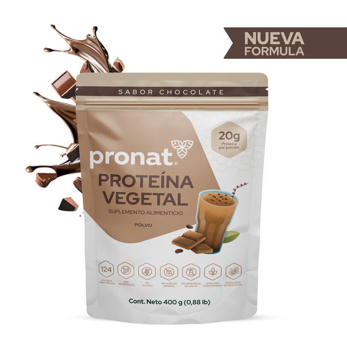 Proteína Vegetal sabor Chocolate 400g - Pronat