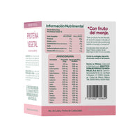 Proteína Vegetal Sabor Malteada de Fresa, Caja con 12 sobres de 30 gramos