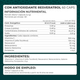 KIT 2 PIEZAS - Resveratrol CON ANTIOXIDANTE 60 caps