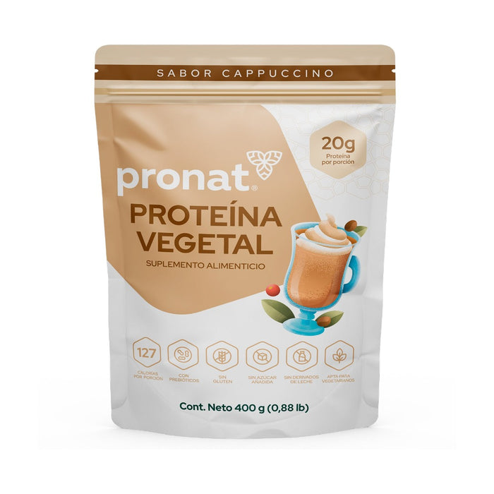 Proteína Vegetal Cappuccino 400g - Pronat