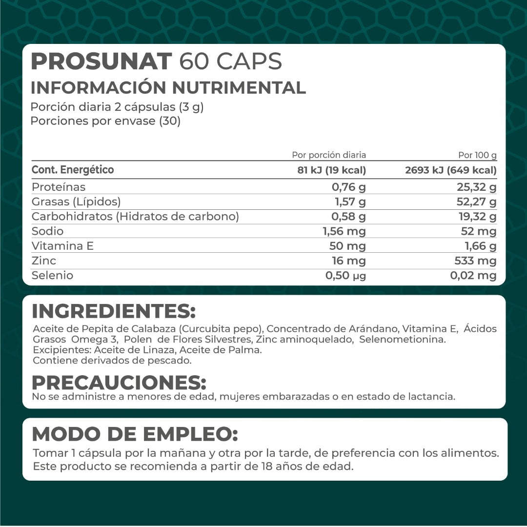 KIT 2 PIEZAS - Prosunat 60 caps.