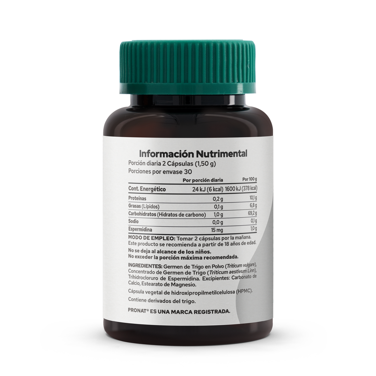 Spermidin Suplemento Alimenticio 60 Cápsulas Antioxidante