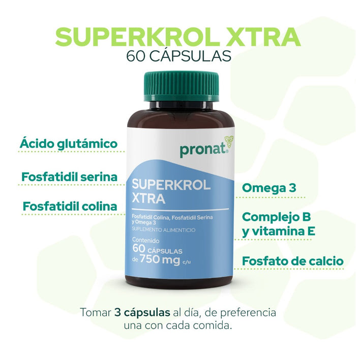 Super Krol XTRA 60 cápsulas - Pronat