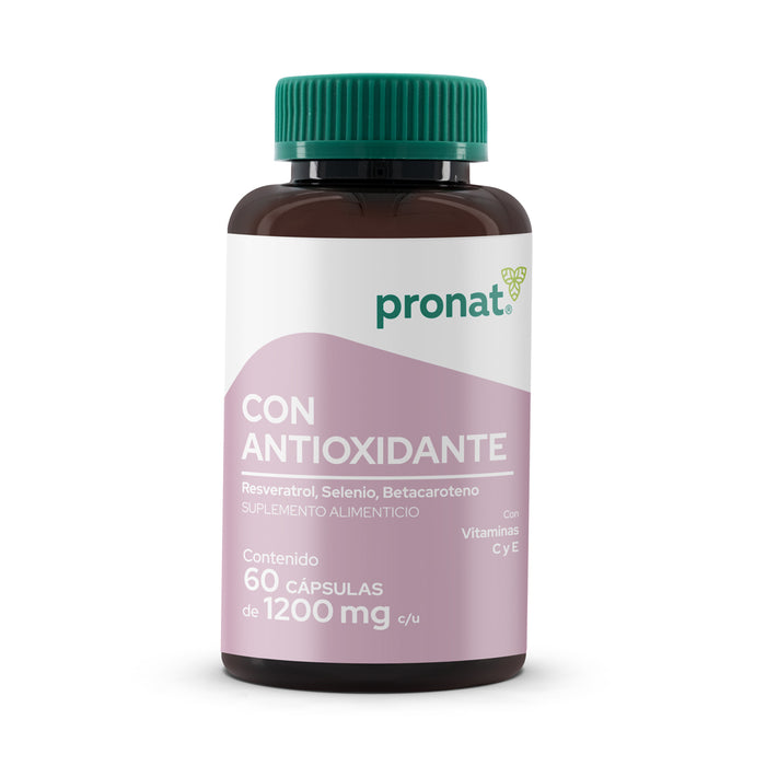 Resveratrol CON ANTIOXIDANTE 60 cápsulas - Pronat