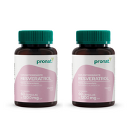 KIT 2 PIEZAS - Resveratrol CON ANTIOXIDANTE 60 caps