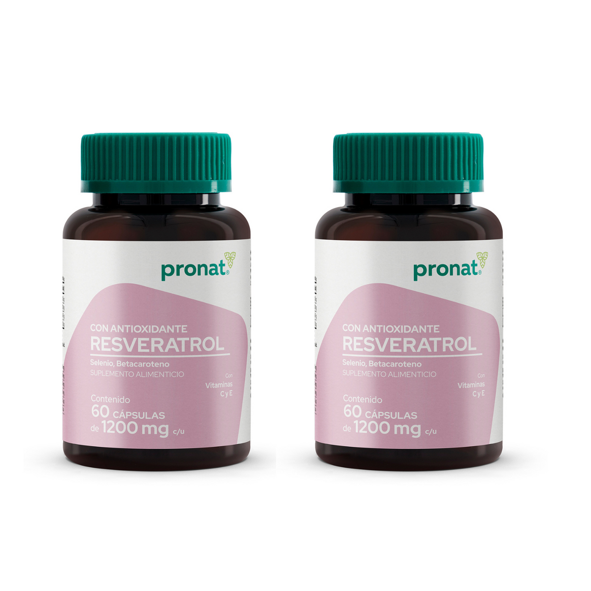 KIT 2 PIEZAS - Resveratrol CON ANTIOXIDANTE 60 caps