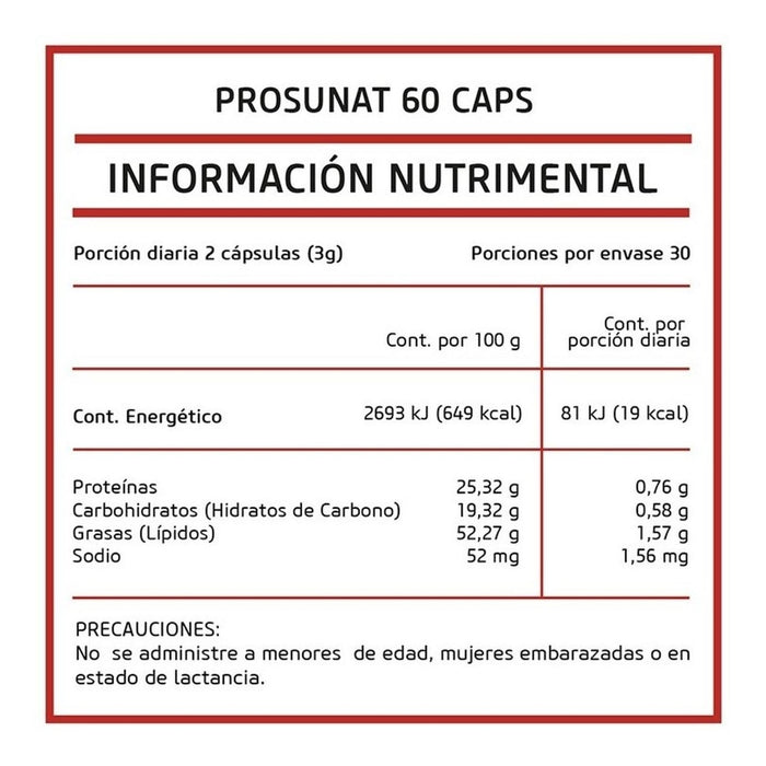Prosunat 60 cápsulas