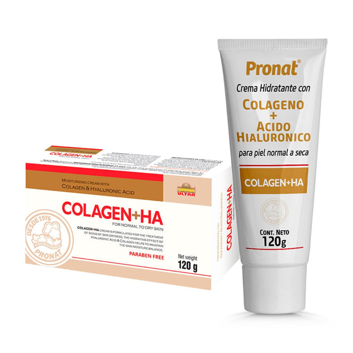 Crema Hidratante Colágeno + HA 120 g.