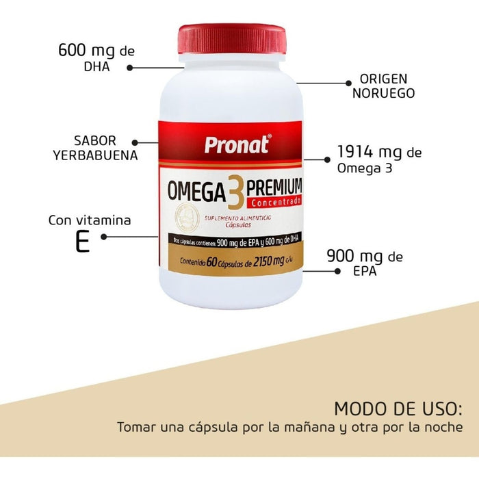 Omega 3 PREMIUM 60 cápsulas