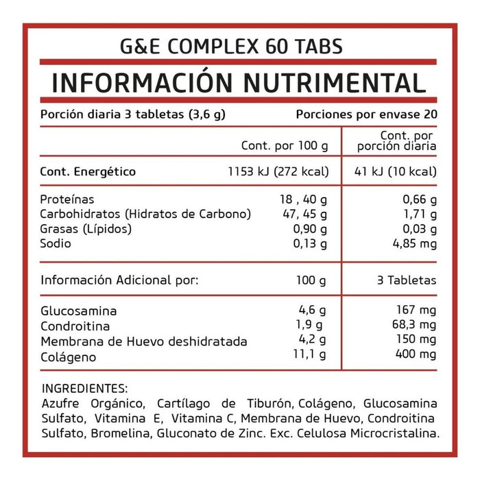 G&E Complex 60 tabletas